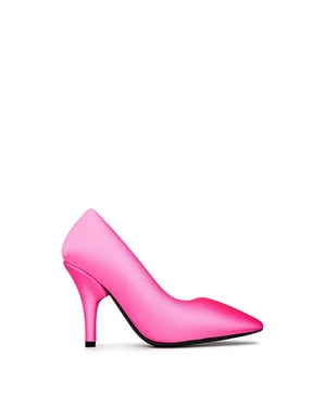 Women's Balenciaga Xl Heeled Pumps in Neon Pink 5000