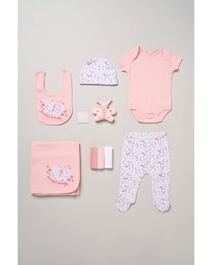 Butterfly Print 10-Piece Hanging Gift Set