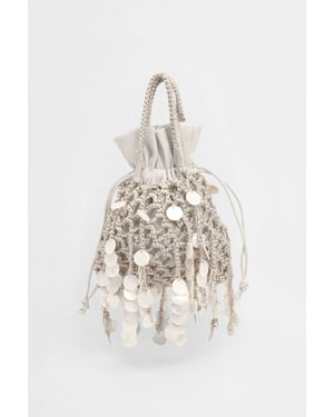 Monica Faux Shell Grab Bag