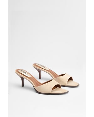 Faith: Clair Faux Suede High Heeled Mules