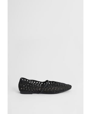 Lacie Open Weave Mary Jane Ballet Pumps
