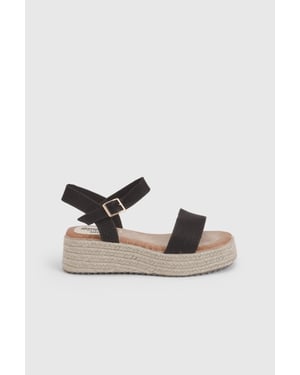 Good For The Sole: Elodie Textile Medium Wedge Sandals