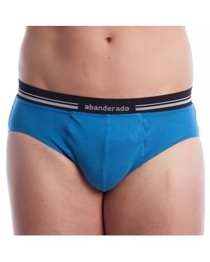 Men's Cotton Elastic Briefs with Extra Soft Waistband A077H