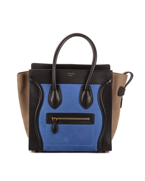 Micro Lugagge Tri-color  Handtas