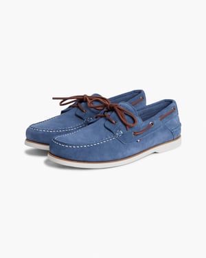 Core Boat Shoe in Medium Blue