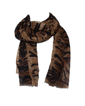 Saint Laurent, Tiger printed scarf