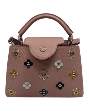 Louis Vuitton Mechanical Flowers Capucines BB Magnolia Bag in Pink Taurillon Leather