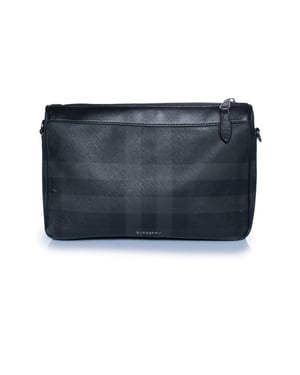 Burberry, Check print rambler bag in canvas