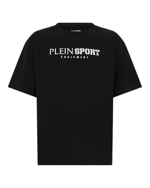 Round Neck T-Shirt Reflective Scratch