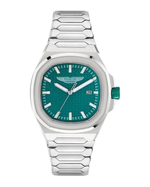 Aston Martin Icon Gpq Heren Zilveren Horloge MTIG2S604
