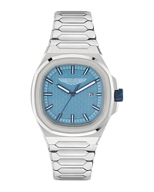 Aston Martin Icon Gpq Heren Zilveren Horloge MTIG2S605