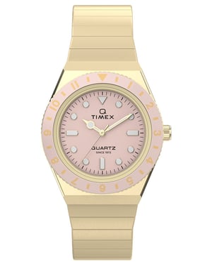 Timex Q Sport Dames Horloge Goudkleurig TW2Y57400