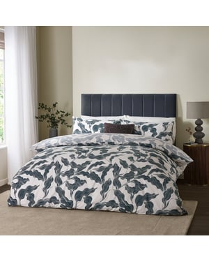 Hoem Lauro Printed Reversible Duvet Cover Set, Dusk