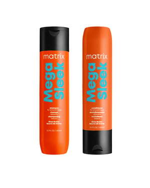 Matrix Total Results Mega Sleek Shampoo 300ml & Conditioner 300ml Duo For Frizzy Hair