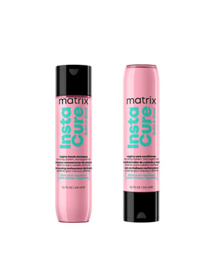 Matrix Instacure Build-a-bond Mighty Bonds Shampoo 300ml & Instacure Build-a-bond Mighty Care Conditioner 300ml Duo