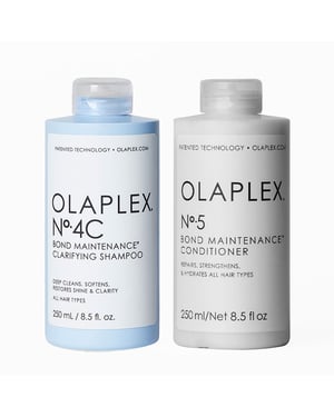 Olaplex No.4c Bond Maintenance Clarifying Shampoo 250ml And No. 5 Bond Maintenance Conditioner 250ml Duo