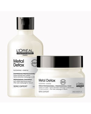 L'oréal Professionnel Serie Expert Metal Detox Shampoo 300ml And Mask 250ml Duo