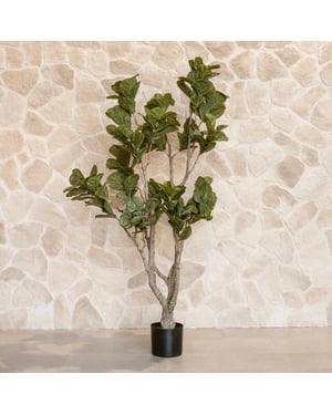 Indore Home Vijg kunstplant van 210 cm voor een natuurlijke en gebalanceerde interieurstijl
