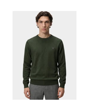 Gant Pullover heren katoenen trui met ronde hals 8030561/379