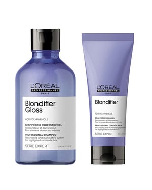 L'oréal Professionnel Serie Expert Blondifier Shampoo Gloss 300ml And Conditioner 200ml Duo