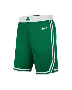 Men's Nike Boston Celtics Icon Editions Nba Swingman Shorts in Clover/White
