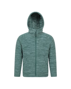 Mountain Warehouse Snowdonia II Full Zip Hoodie Kinderen/Kinderen (Donkere Khaki)