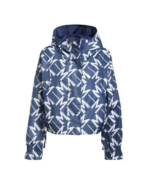 Women's adidas MUFC Cropped Relaxed Fit Athletic Top in Night Indigo
