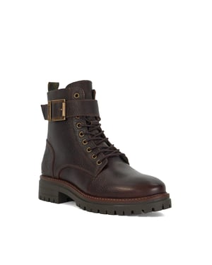 Barbour Ladies Ladies Barbour Heidi L - Lace-Up Leather Commando Boots