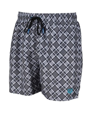 Men's Arena Boxer Fundamentals Allover in Asphalt Multi