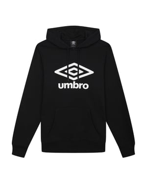 Umbro Herenlogo Hoodie (Zwart)