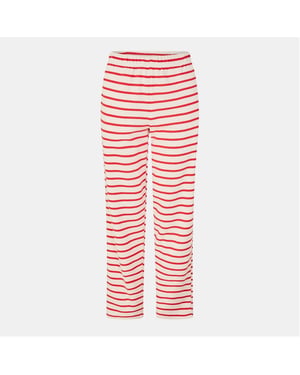 Women's Pieces Pcchilli Heavyweight Sweatpants in Poppy Red