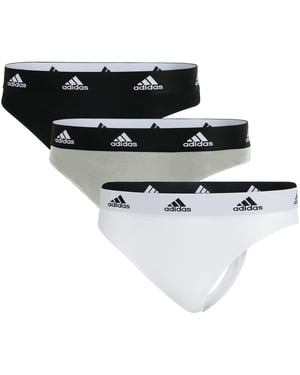 Women's adidas 3 Pack Thong in .Assorted