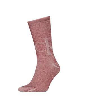 Men's Calvin Klein Crew Socks in Red / White