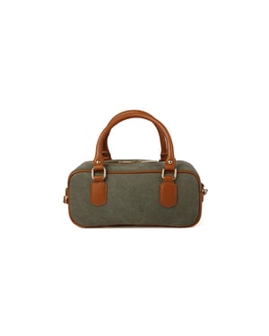 Giulia Monti Schoudertas Militaire Groen Gouden Bruin