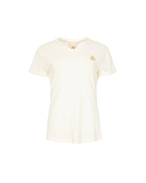 Maicazz Mirsa t-shirt sp26.75.015 off white/ gold