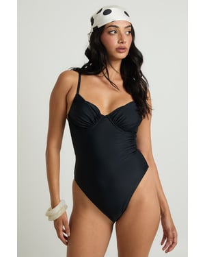 Underwire Balcony Swimsuit
