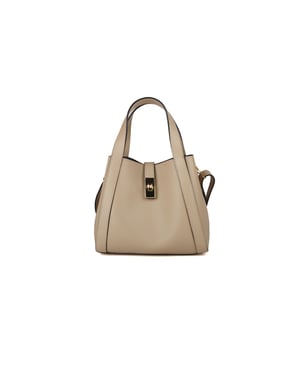 Giulia Monti Schoudertas Grijs Beige