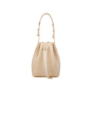 Giulia Monti Bucket Bag Ljus Beige