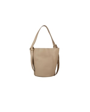 Giulia Monti Bucket Bag Grå Beigefärgad