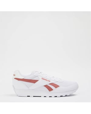 Women's Reebok Rewind Run Low Top Sneakers in White/Pink Clay