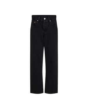 Women's Levis Cropped Jeans in Lunar Black