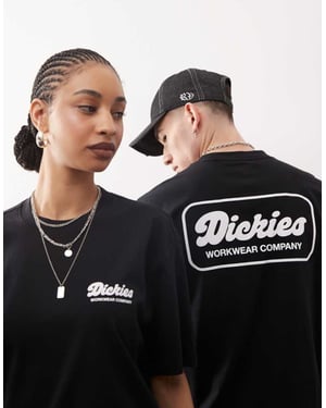 Dickies lewistown back print logo t-shirt in black
