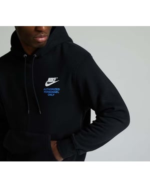 Nike Black Authorized Personnel Fleece Hoodie