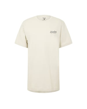 Men's Hurley Beer Run Ss T Sn99 in Cream