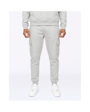 Men's SikSilk Logo Cargos Sn99 in Grey Marl