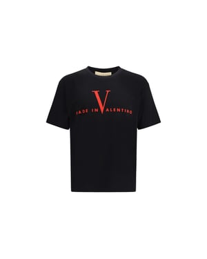Valentino Zwarte Katoenen T-shirt
