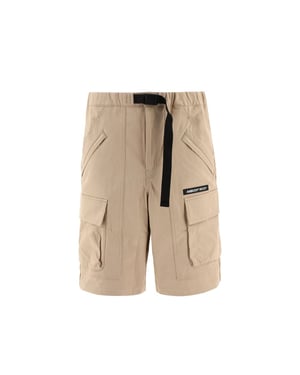 Ambush Beige Katoenen Bermuda Shorts