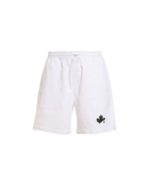 Dsquared² Witte Katoenen Shorts