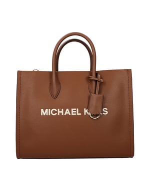 Michael Kors Brun Läderhandväska