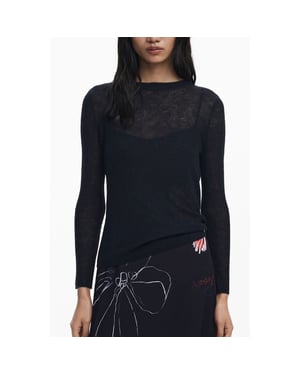 Desigual Zwarte Polyester Damesjurk